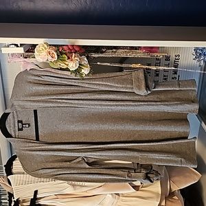 Jones New York gray duster cardigan